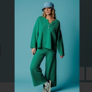 Clad & Cloth Eliza Set in Emerald, small